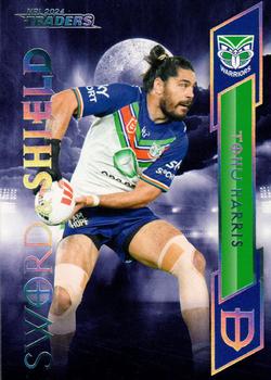 2024 NRL Traders Titanium - Sword & Shield #SS32 Tohu Harris Front